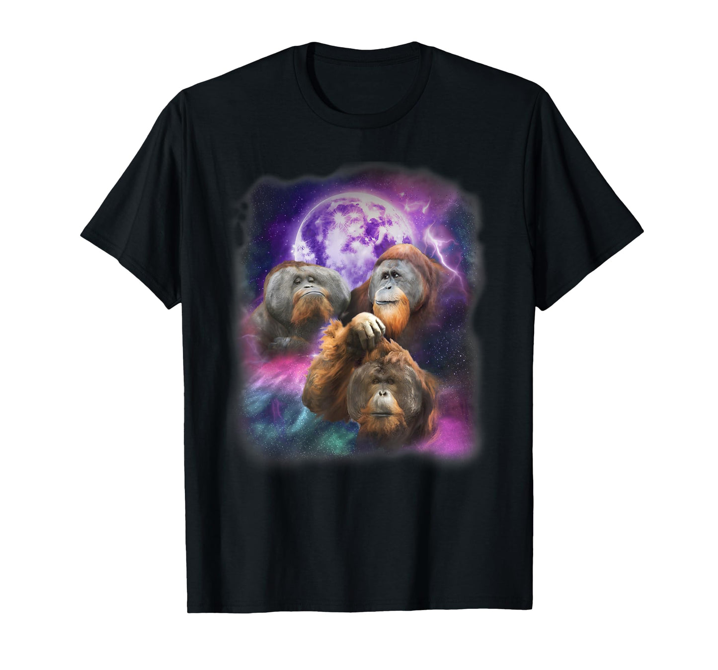 Orangutans Howling at the Moon Shirt - Funny Orangutan T-Shirt
