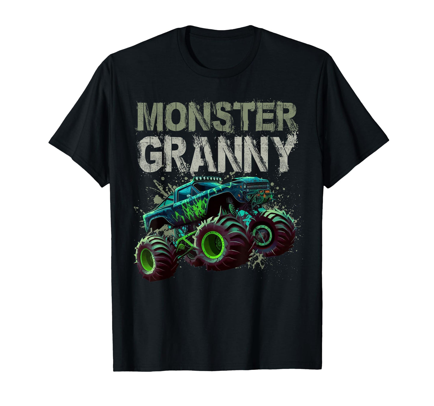 Monster Truck Granny Family Matching Monster Truck Lovers T-Shirt