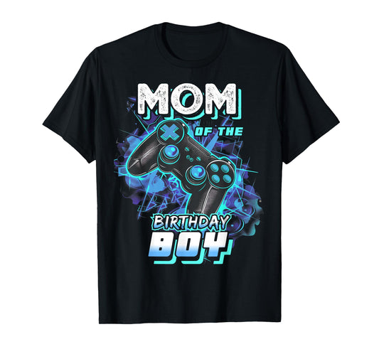 Mom of the Birthday Boy Matching Video Game Birthday Party T-Shirt