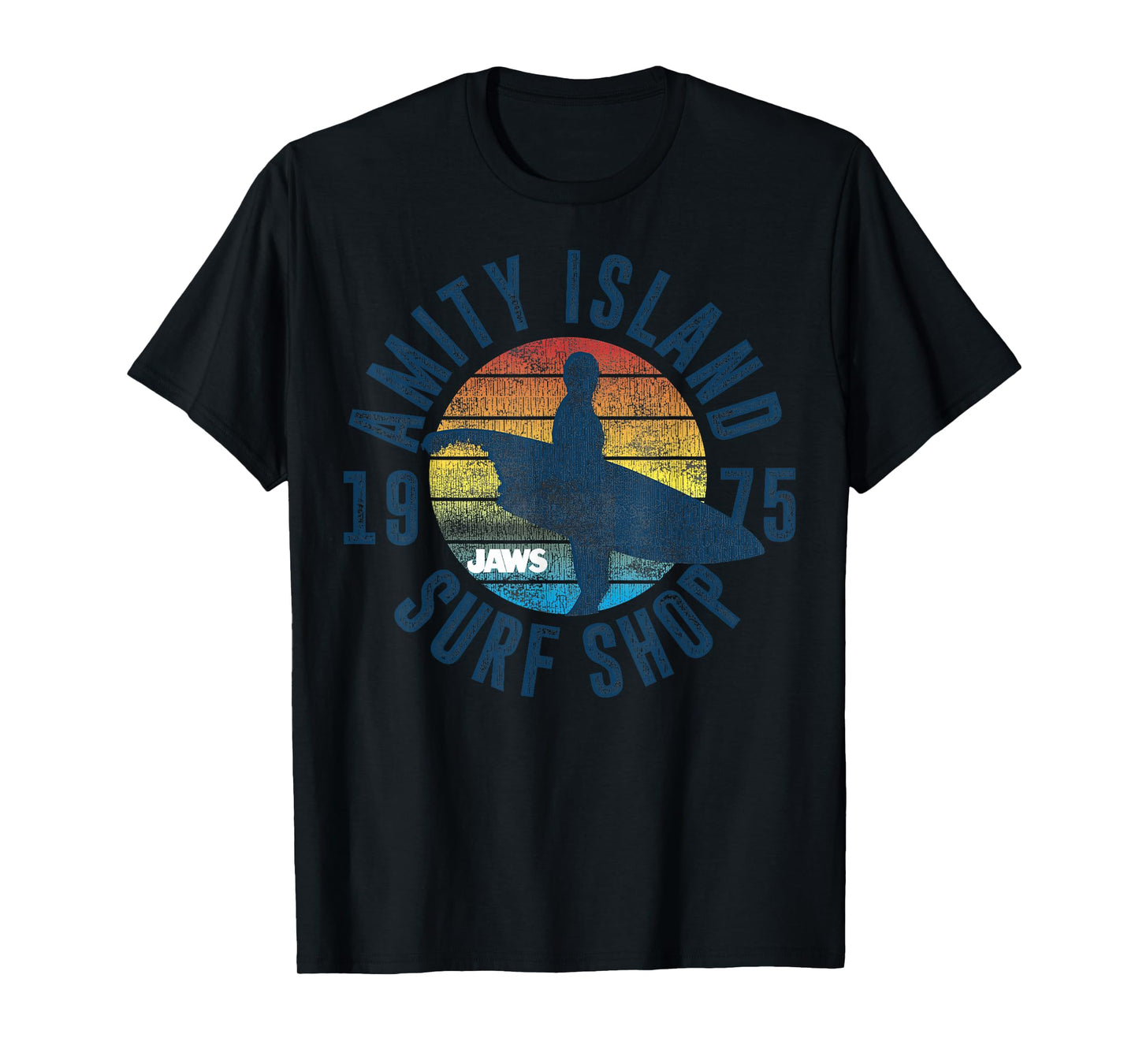 Jaws Amity Island Surf Board T-Shirt