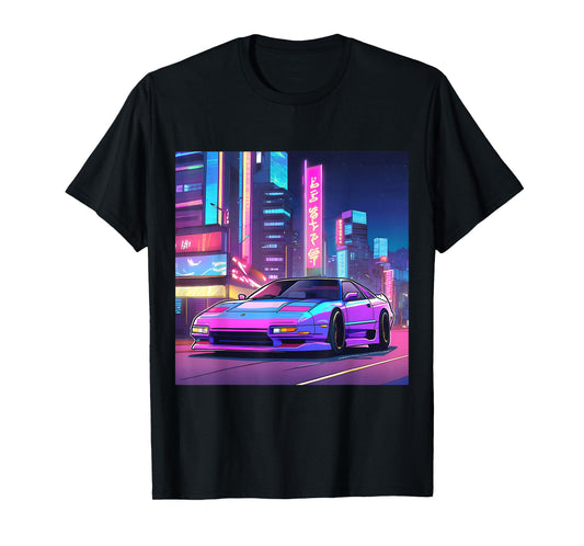 JDM Tokyo Skyline Retro Japanese Race Car Anime Style Gift T-Shirt