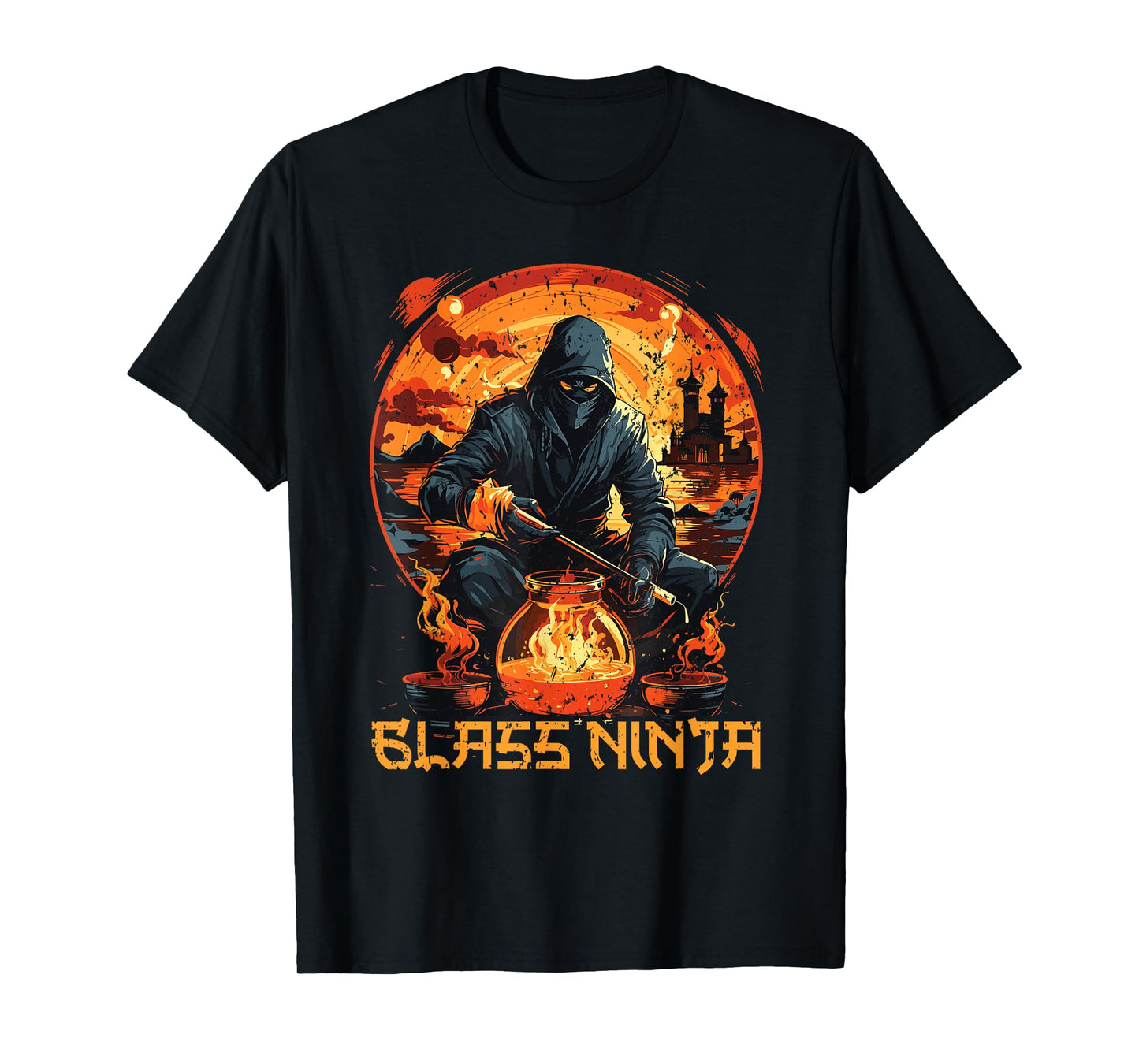 Glassblowing Glassblower Glassmaker Lampwork Glass Blowing T-Shirt