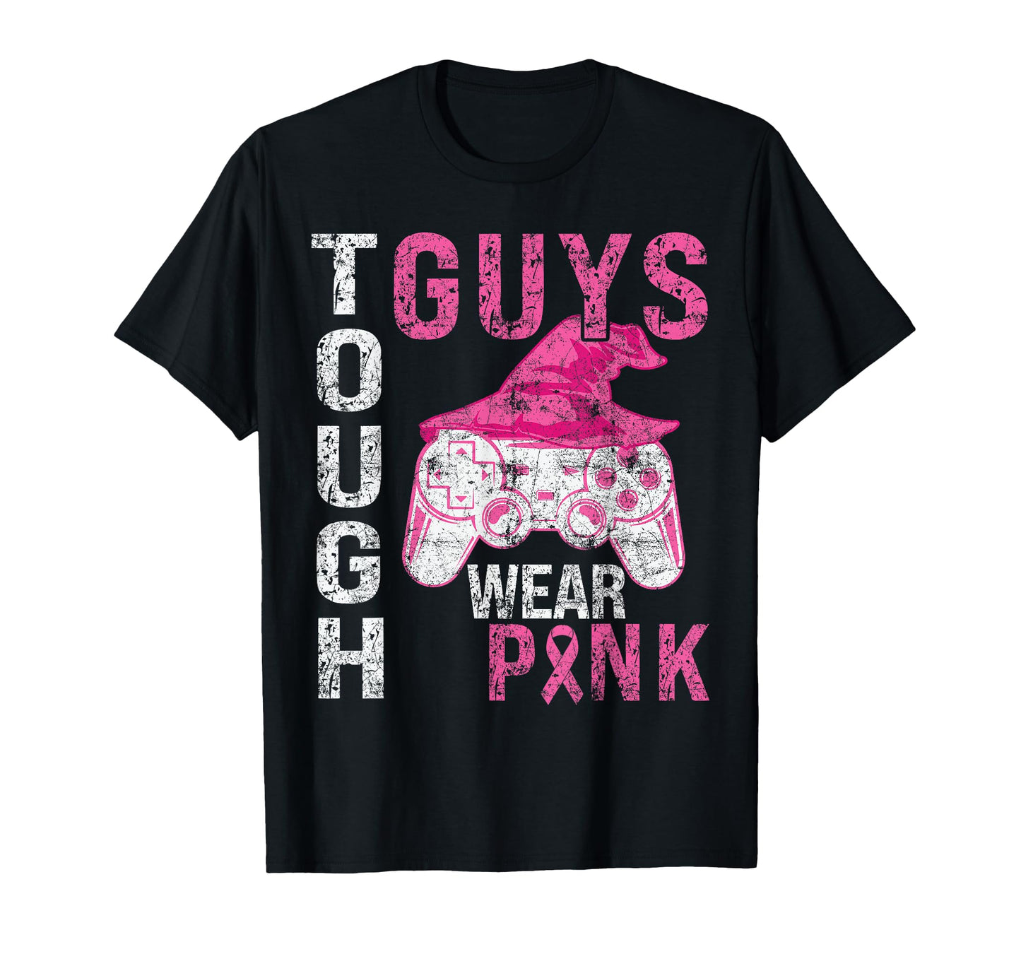 Tough Guys Wear Pink Cool Pink Gaming lover Boys Youth men T-Shirt