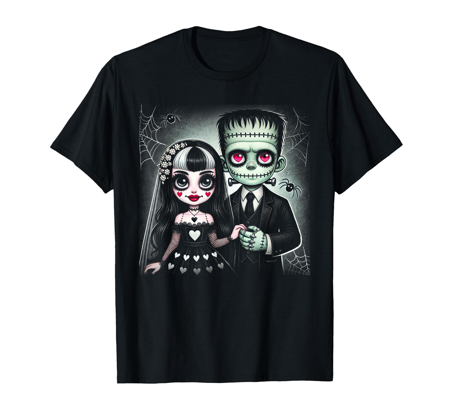 halloween lovers frankenstein skeleton for men women family T-Shirt