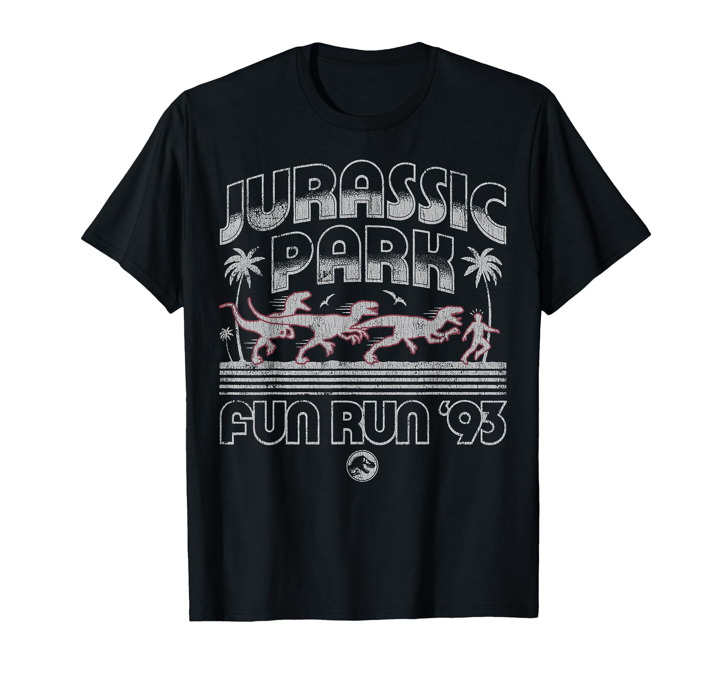 Jurassic Park Fun Run '93 Logo T-Shirt