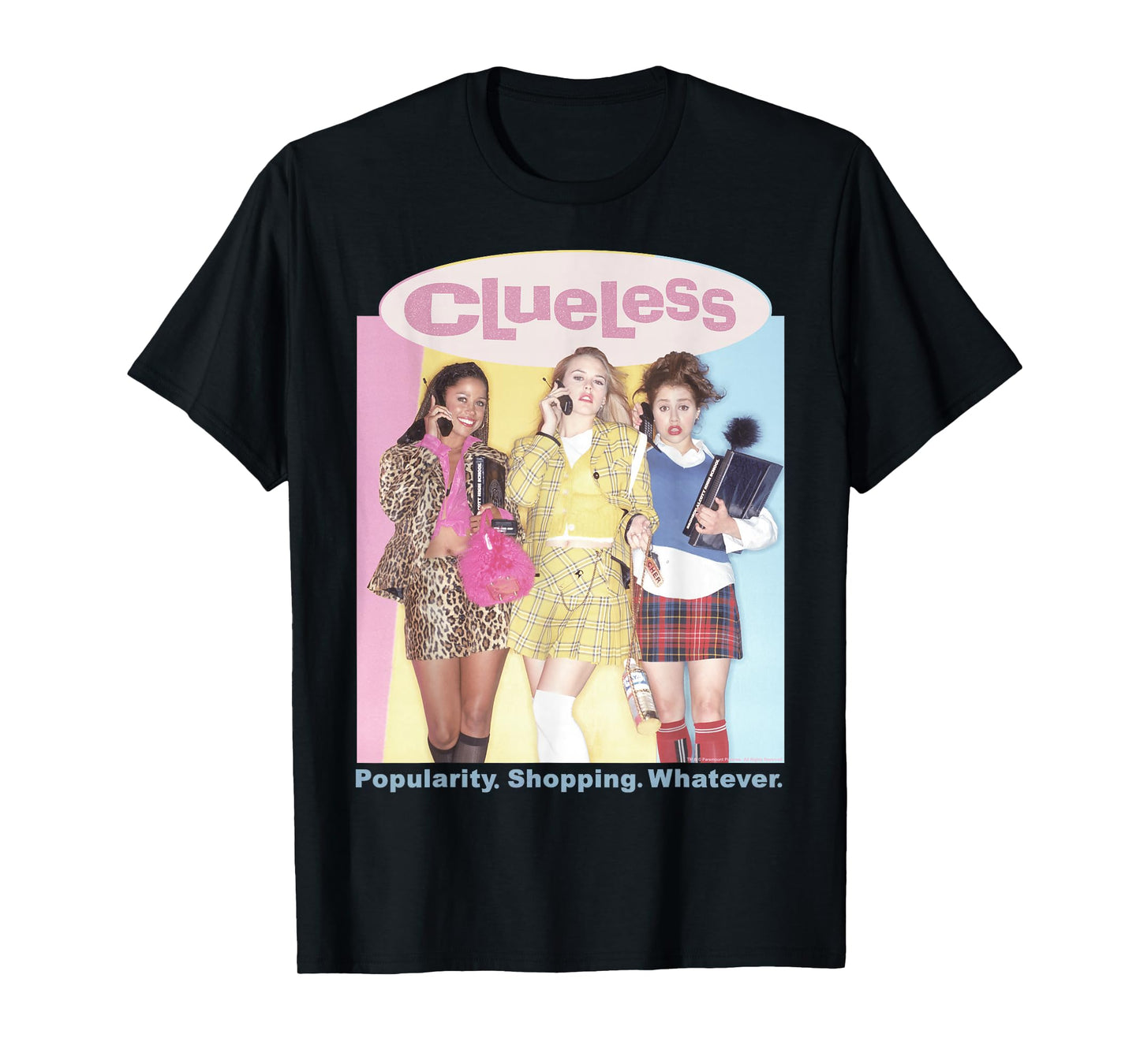 Clueless Cher's Trio Popularity Shopping Graphic T-Shirt T-Shirt