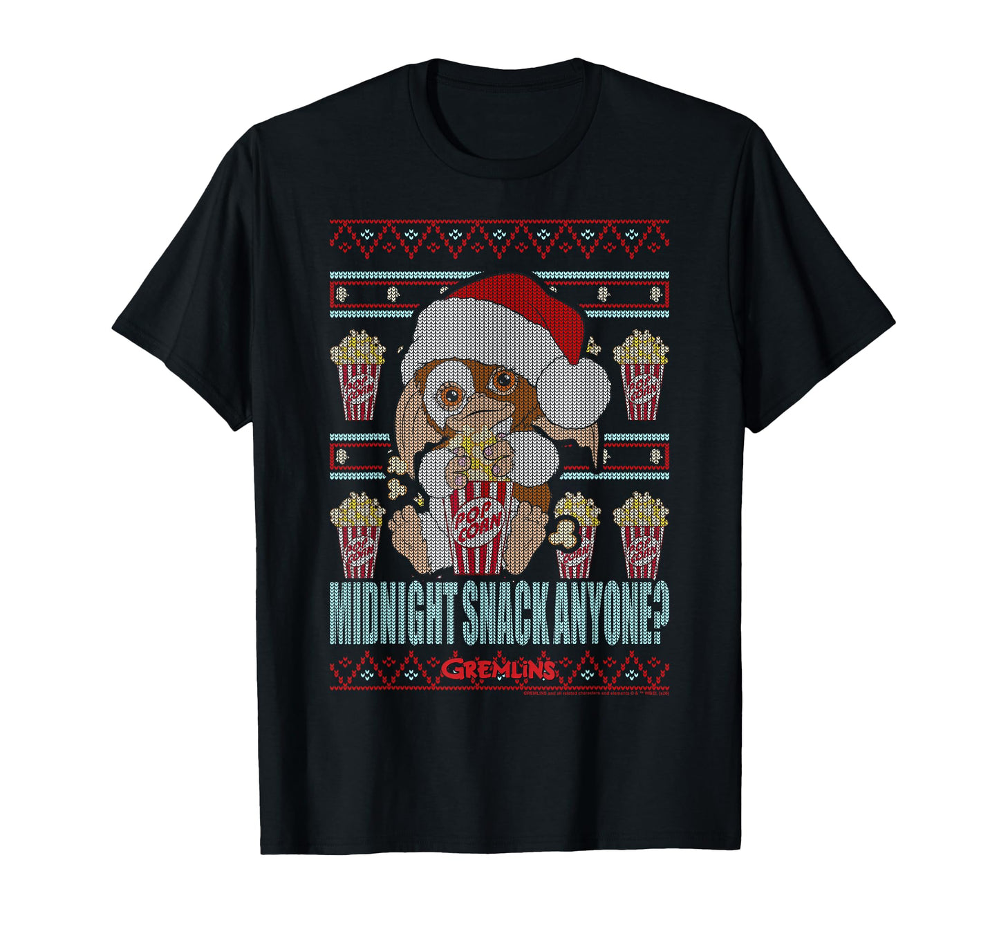 Gremlins Christmas Midnight Snack Anyone Ugly Sweater T-Shirt