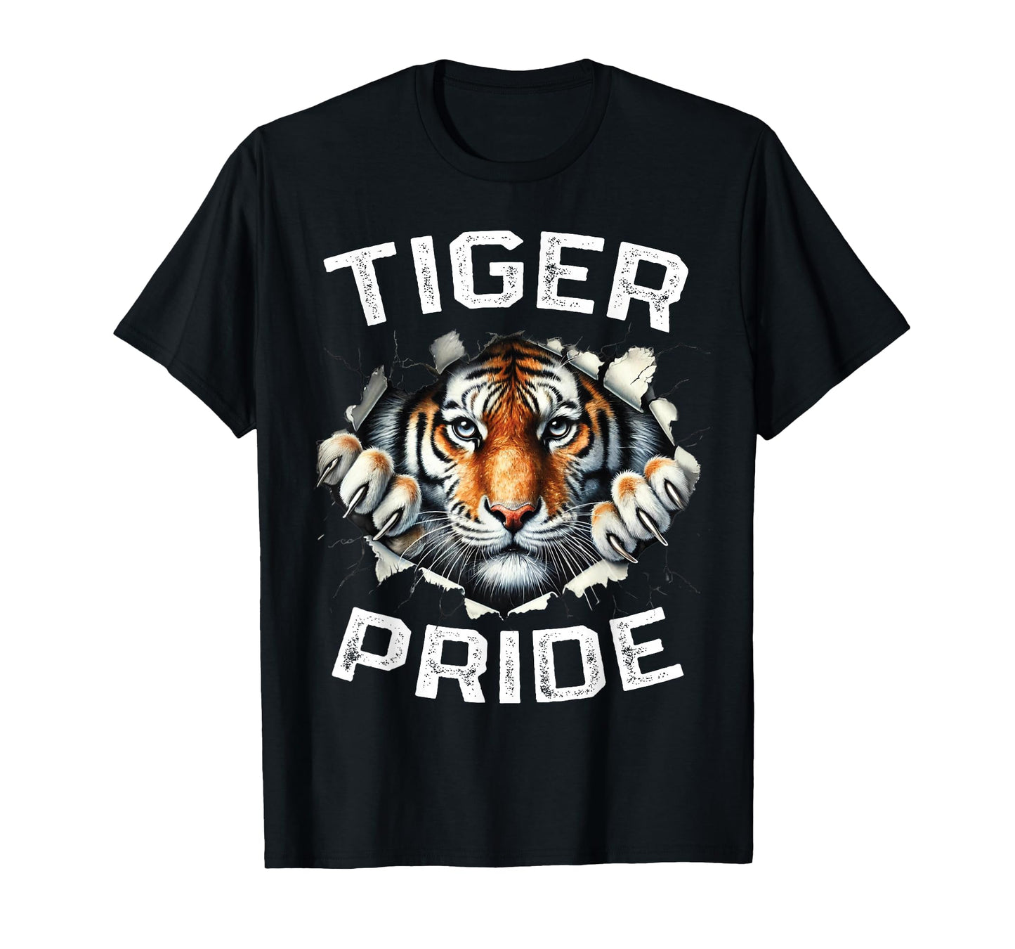 Tiger Pride Vintage Retro Tiger School Sports Team T-Shirt