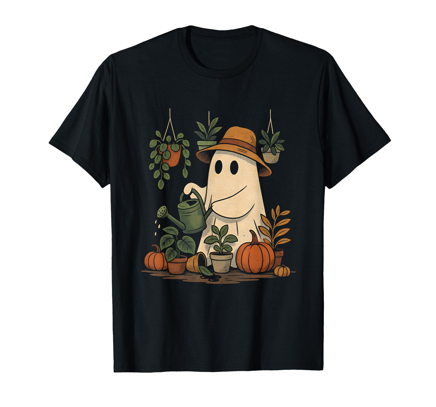 Funny Plant Ghost | Spooky Gardener Halloween T-Shirt