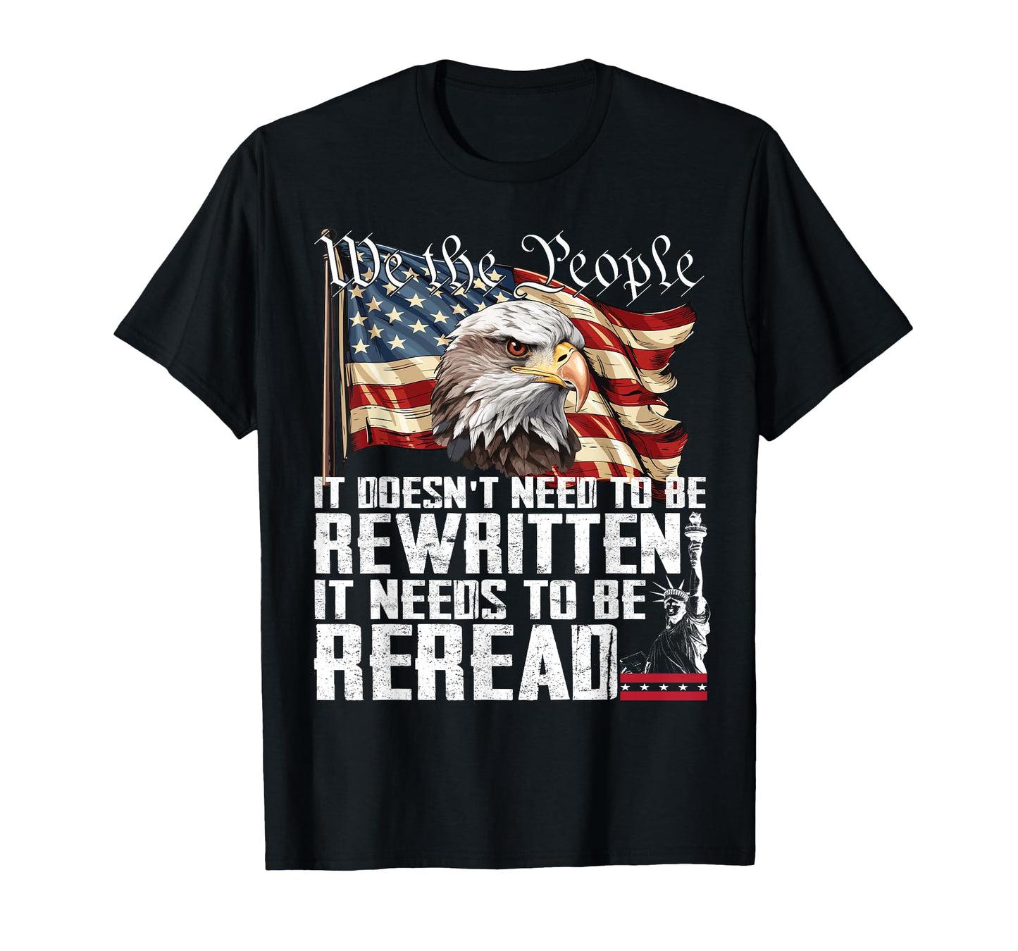 We The People US Patriots Constitution T-Shirt
