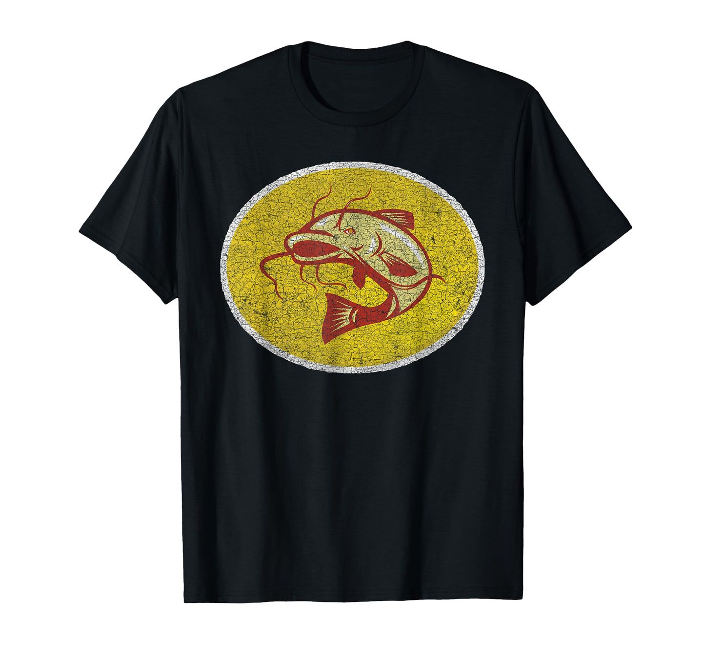 Catfish Shirt - Retro Vintage Iron On Style 70s 80s T Shirt T-Shirt