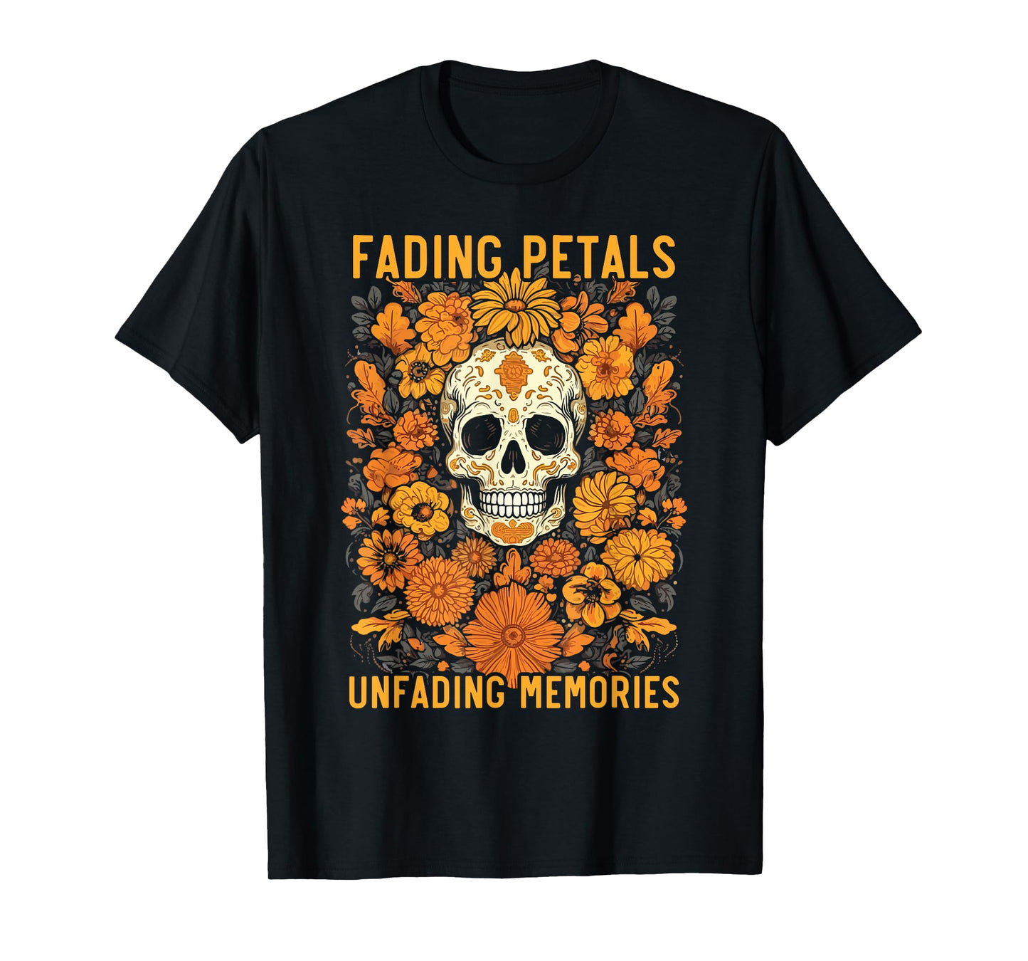 Dia De Los Muertos Sugar Skull Skeleton Mexican Holiday T-Shirt