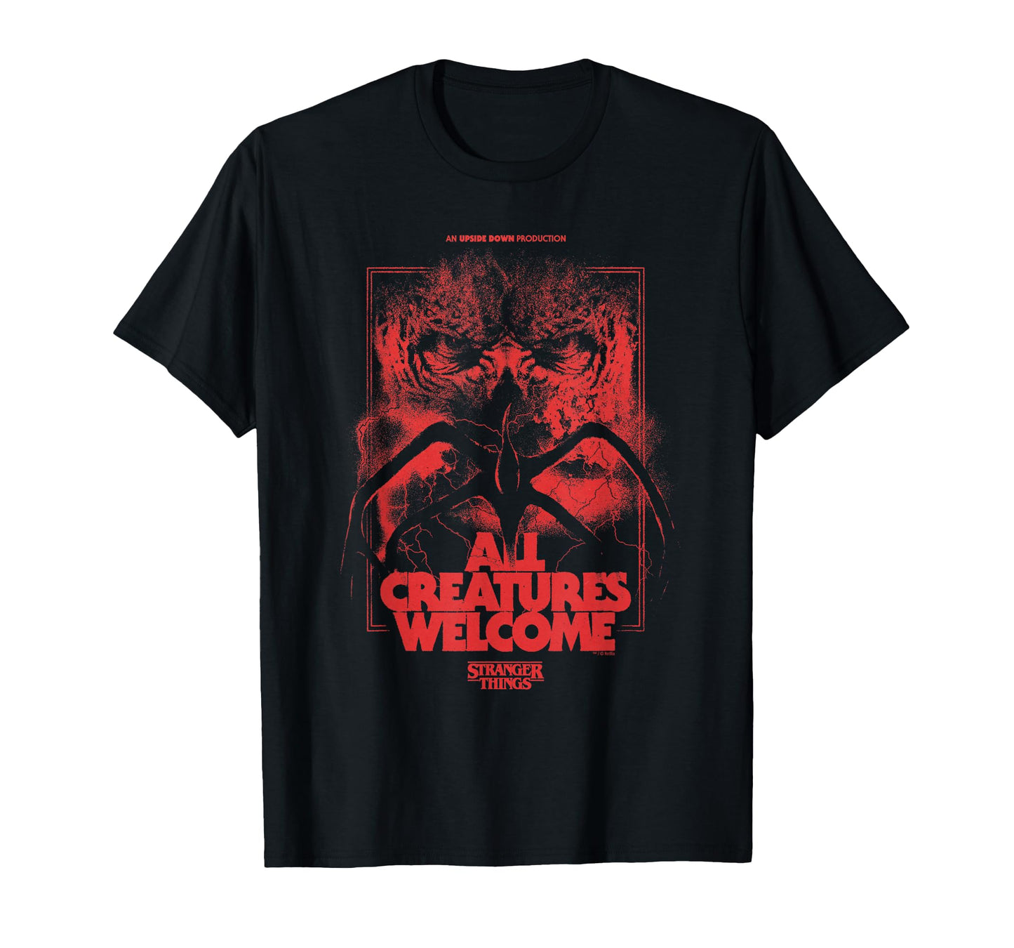 Stranger Things S5 V1 Cult Classics All Creatures Welcome T-Shirt