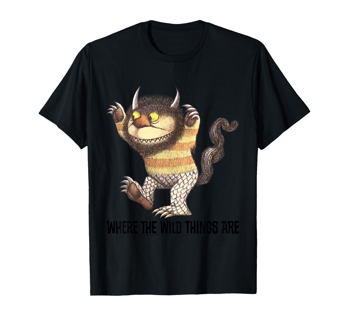 Kids Where The Wild Things Are Horned Monster Portrait T-Shirt
