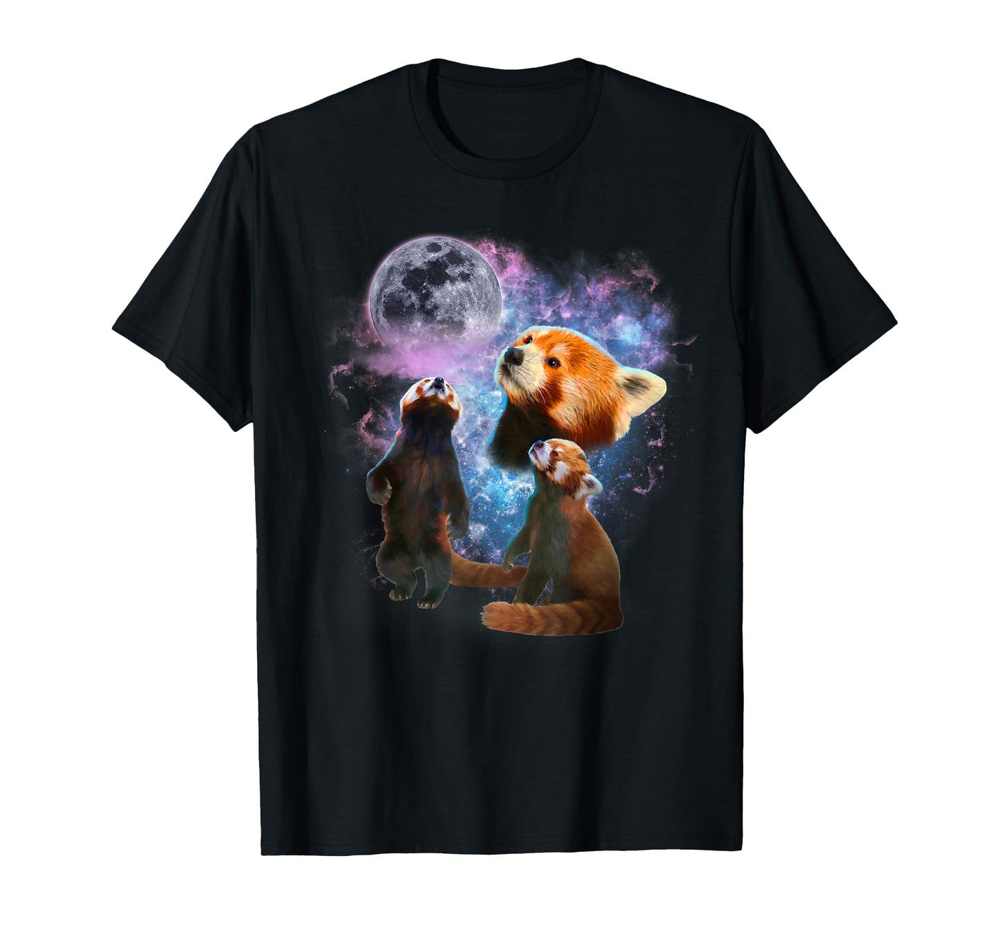 Howling at the Moon Red Panda Shirt - Red Panda T-Shirt