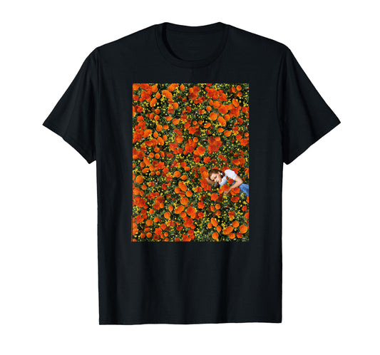 Wizard of Oz Dorothy Poppy Field Photo Vintage Movie T-Shirt