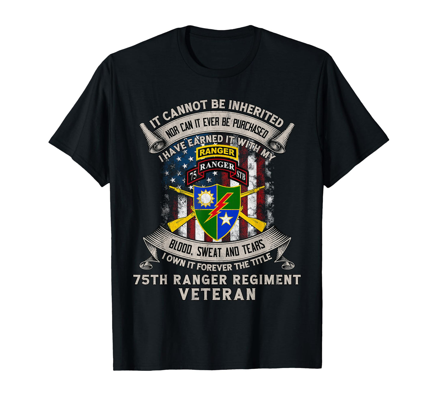 75th Ranger Regiment Veteran Rangers Lead The Way Gift Tee T-Shirt
