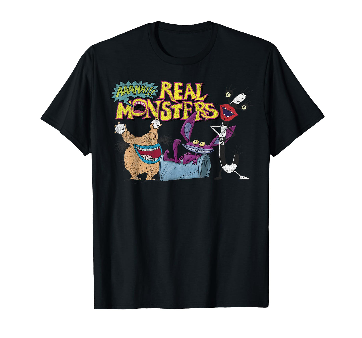 Aaahh!!! Real Monsters Friends Logo T-Shirt