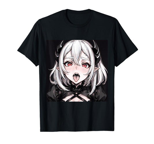 Lewd Anime Devil Girl Hentai Waifu T-Shirt
