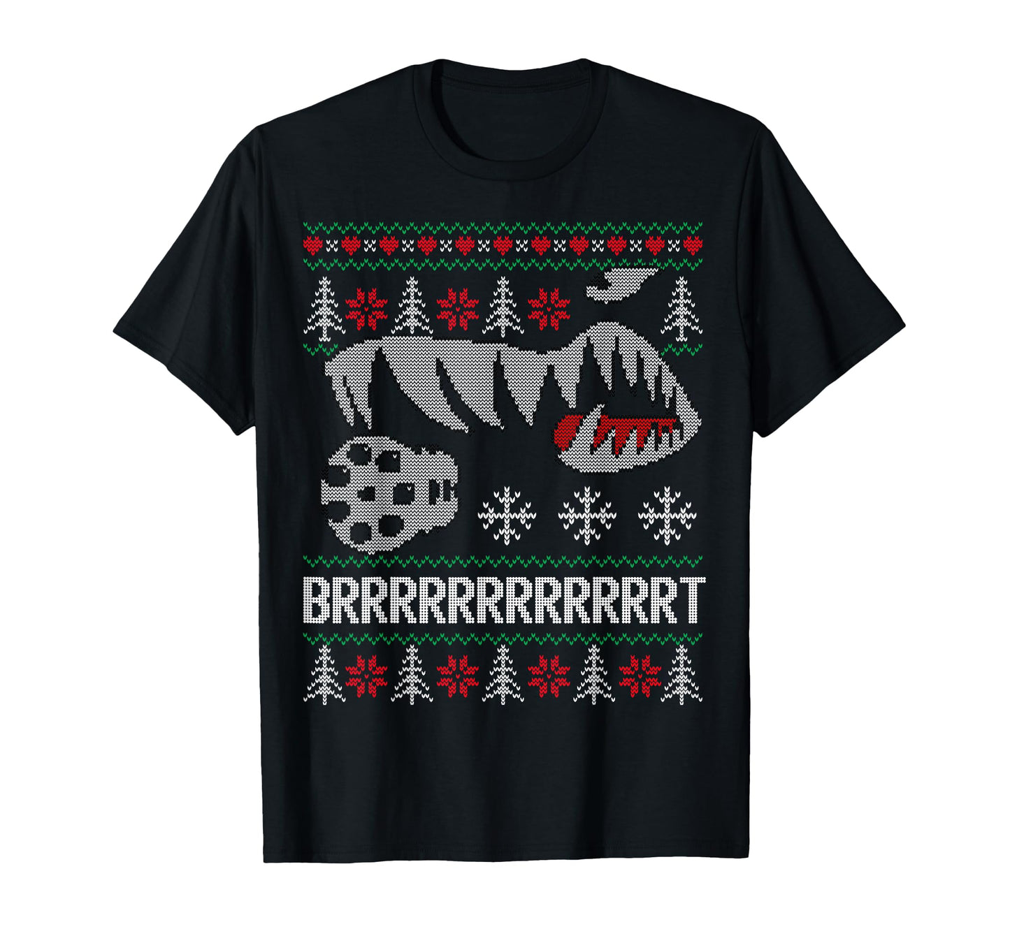 A-10 Warthog Ugly Xmas Sweater style fighter jet usaf T-Shirt