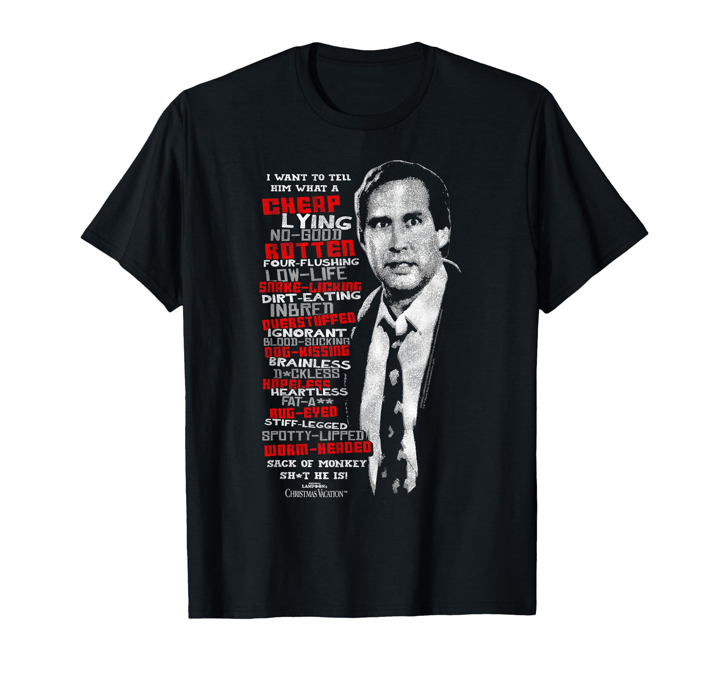 Christmas Vacation Profanities T-Shirt Small