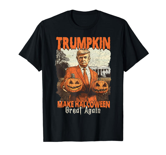 Trumpkin Make Halloween Great Again Funny Jack O Lantern T-Shirt