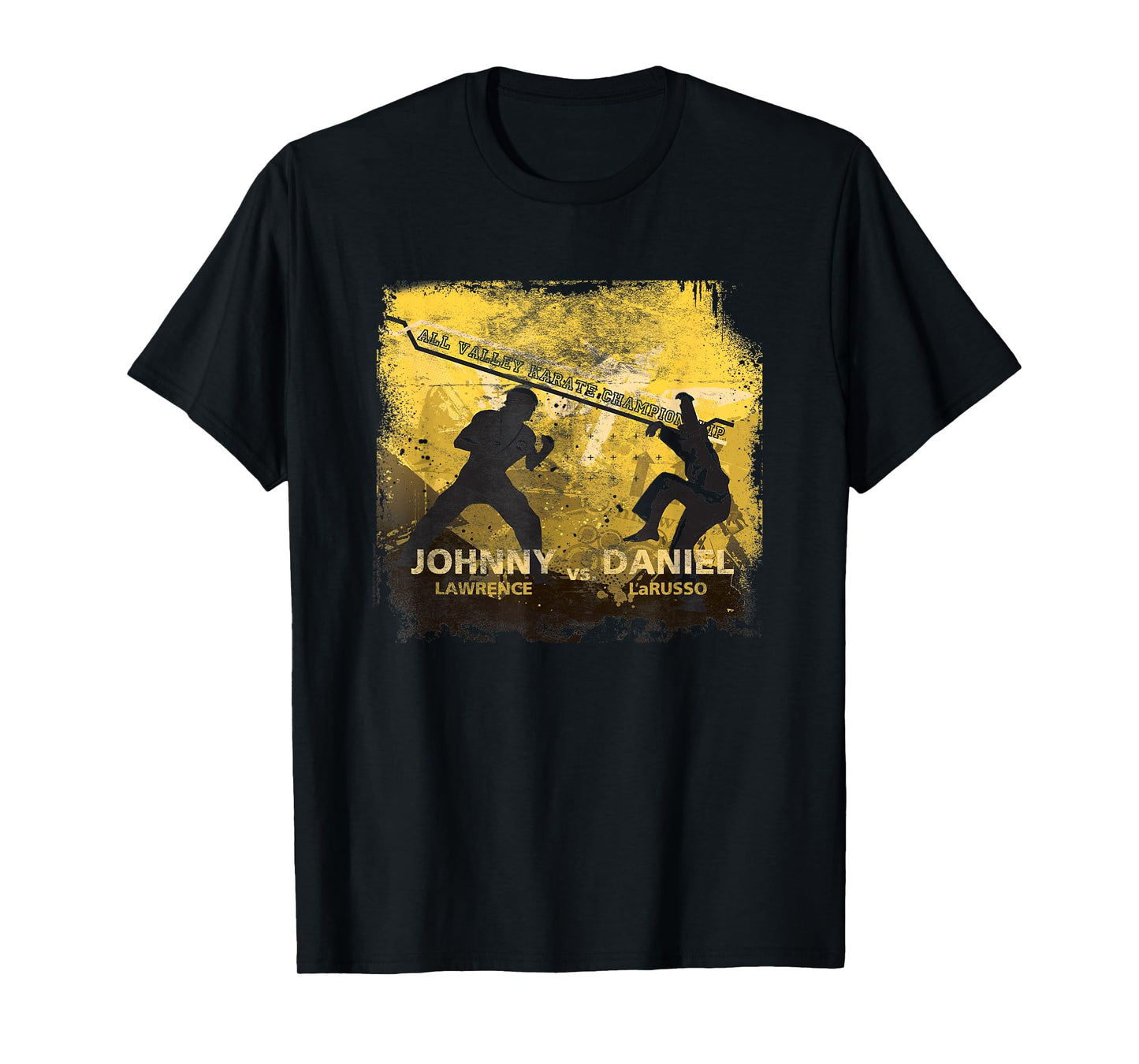 Cobra Kai Johnny vs Daniel All-Valley Karate TV Show T-Shirt