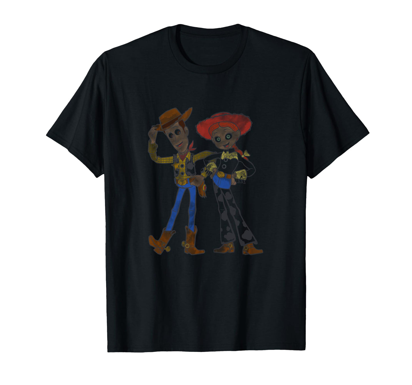 Disney Pixar Toy Story 4 Woody And Jessie Long Sleeve T-Shirt