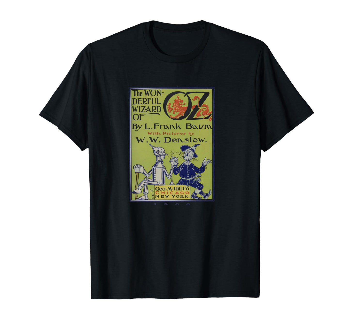 Vintage Scarecrow & Tin Man Vintage Wizard of OZ Book Poster Long Sleeve T-Shirt