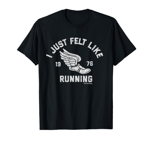 Forrest Gump I Just Felt Like Running 1976 Logo Long Sleeve T-Shirt