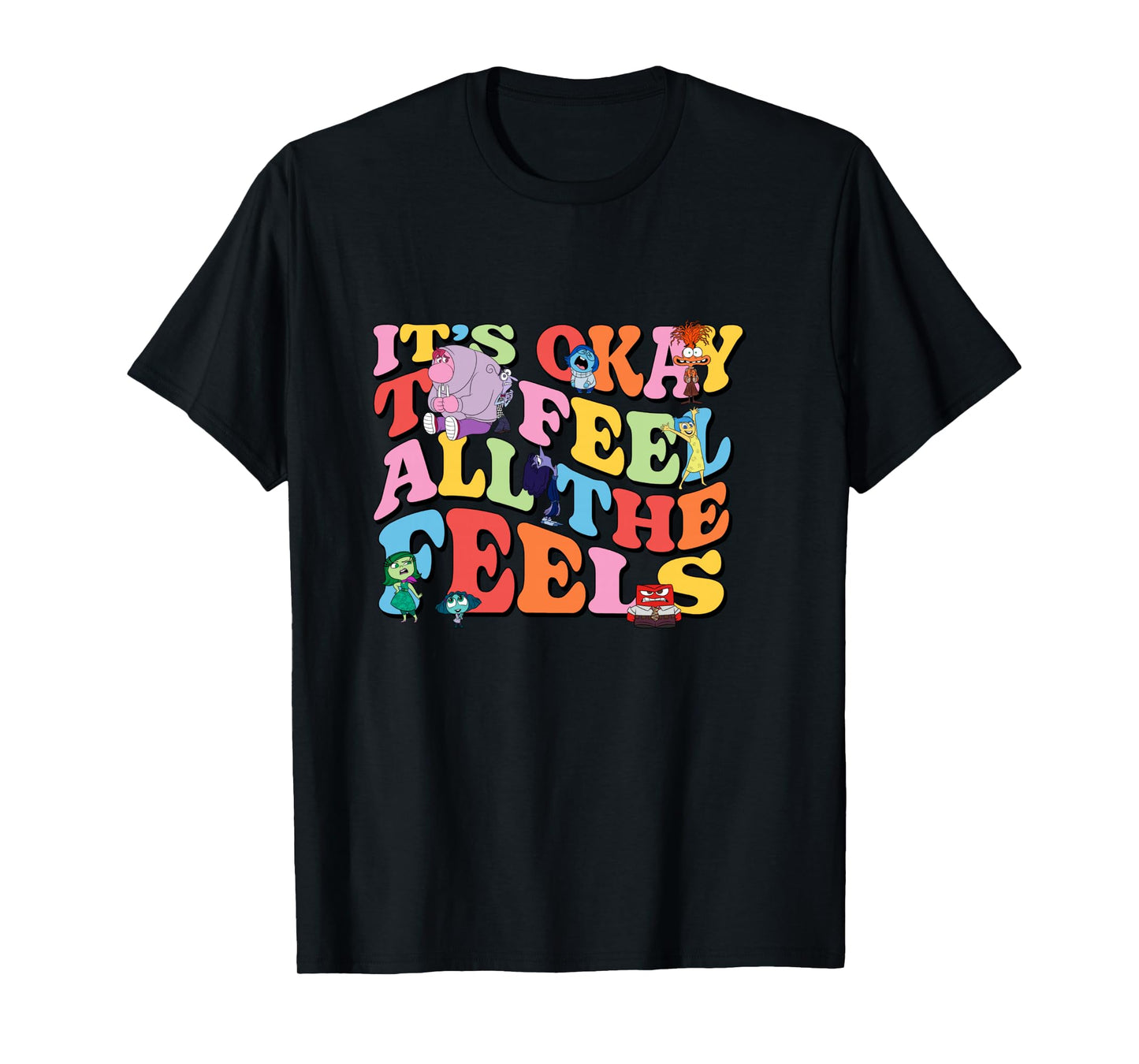 Disney Pixar Inside Out 2 It’s Okay to Feel All The Feels Long Sleeve T-Shirt