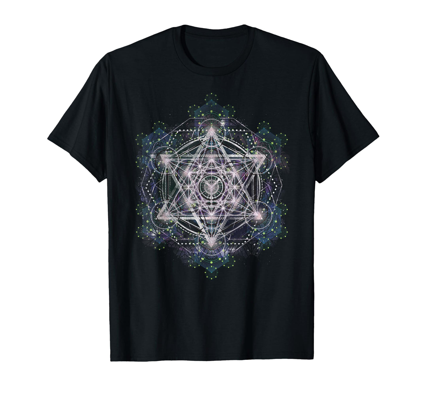 Metatron Cube Sacred Geometry Shirt - Spiritual Yoga T-shirt T-Shirt