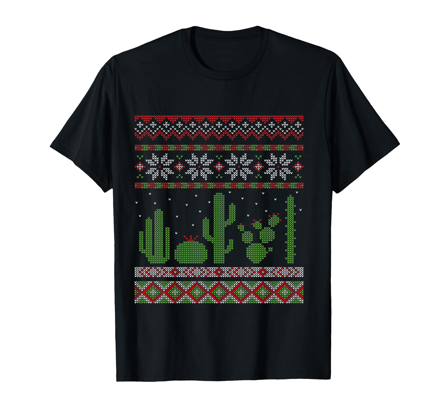 Cactus Ugly Christmas Southwest Cacti Succulent Long Sleeve T-Shirt