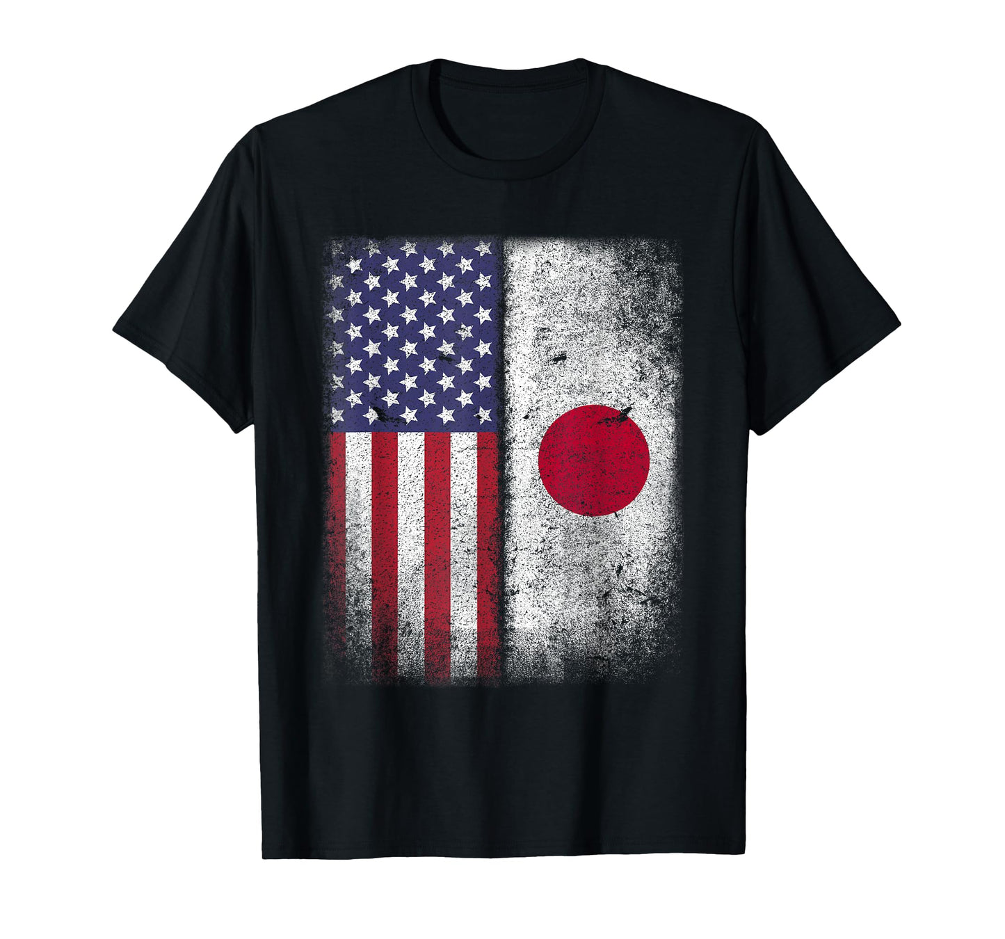 Japanese American Flag Japan Usa America T-Shirt